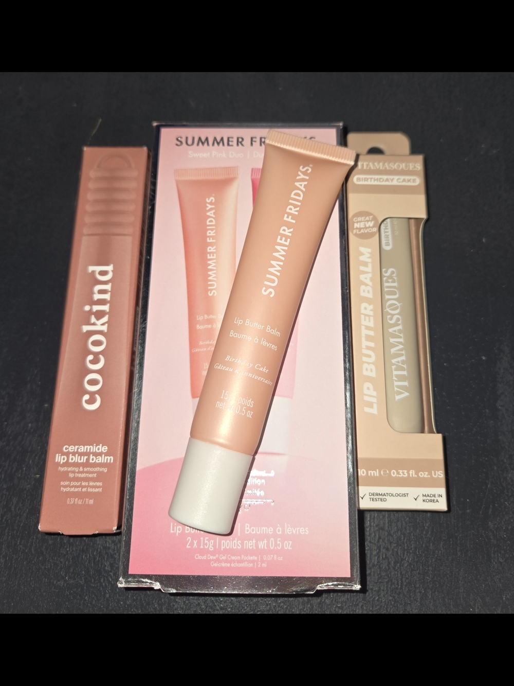 Summer Fridays, Cocokind & Vitamasques lip bundle